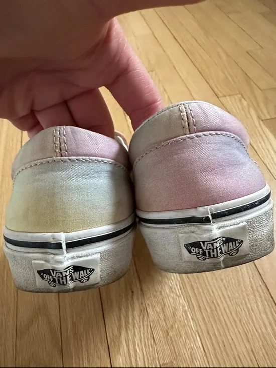 Lot of 2 pairs of Vans slip-ons, Galaxy & Pastel Tie-Dye 6.5 men’s / 8 women’s - Picture 15 of 15